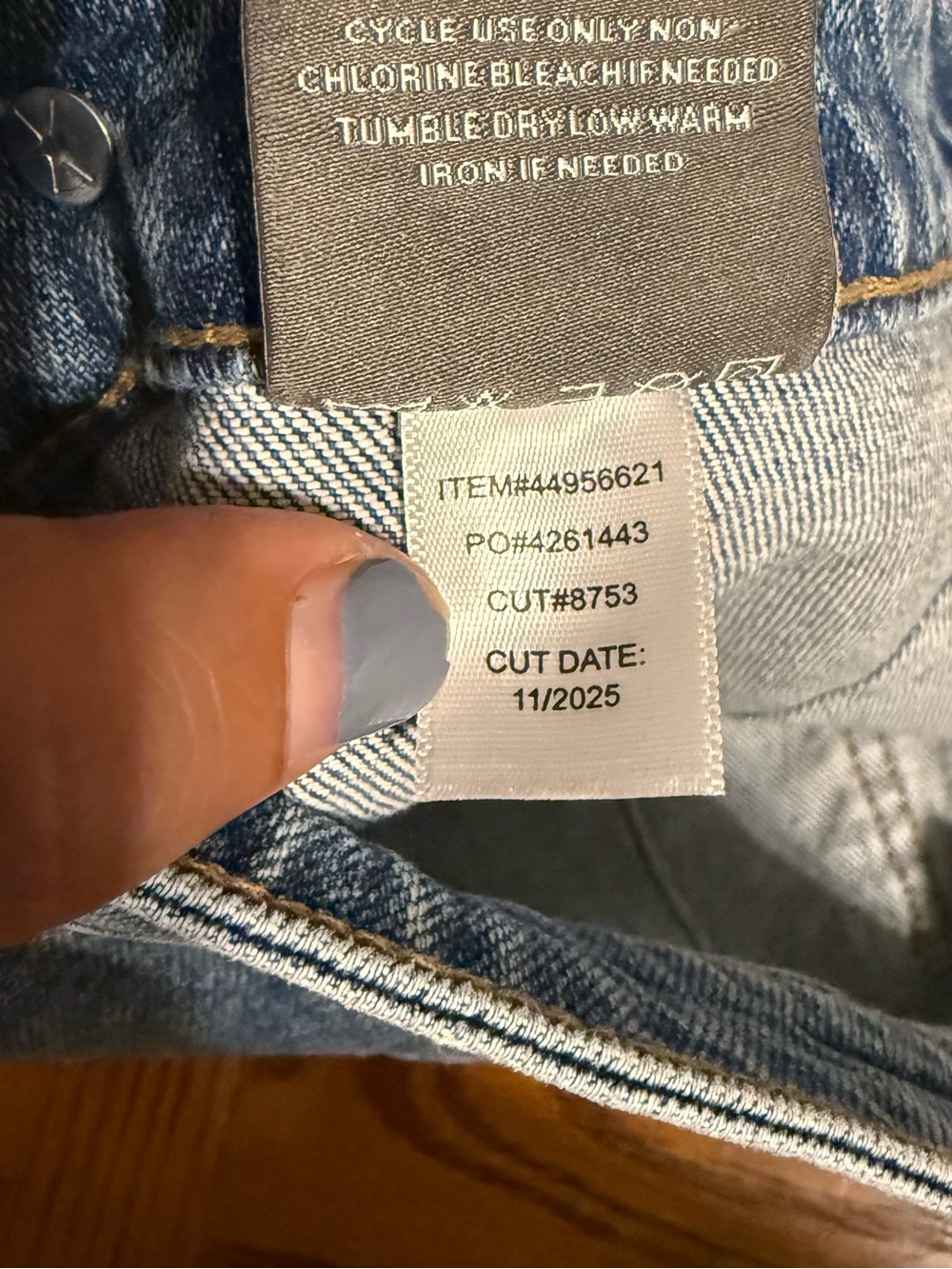 Torrid Wrap A-Line Denim Jean Skort in Blue Sz 14 NWT - Picture 10 of 15